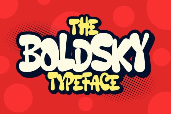 Boldsky: The Funky Display Font for Whimsical Branding
