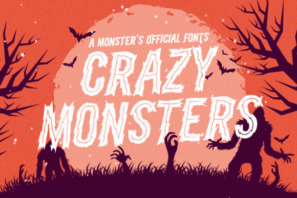 Crazy Monsters: A Vintage Horror Font for Modern Design