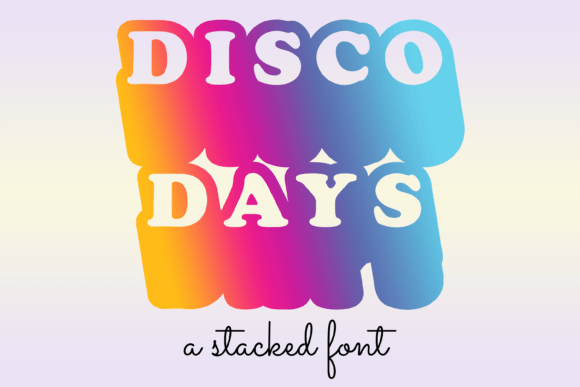 Disco Days: A Cool Font for Creative Projects