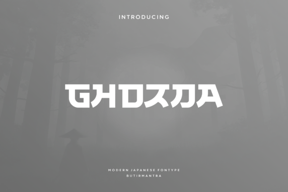 Ghozda: Bold Japanese-Style Display Typography