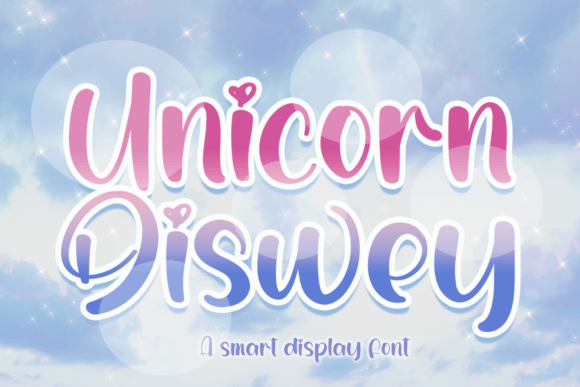 Unicorn Diswey: A Display Font for Bold Designs