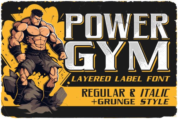 Unleashing Bold Typography with Power Gym