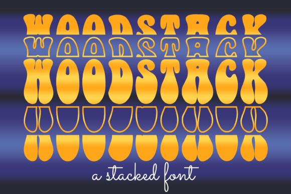 Woodstack: A Cool Display Font for Every Creator